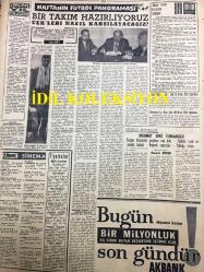 GÜNLÜK SPOR GAZETESİ - 16 ARALIK 1958 - ÇEKOSLOVAKYA'LILARIN KANAATİ ''BULGARİSTAN'I YENMELİYDİNİZ'' - TÜRKİYE - ÇEKOSLOVAKYA MAÇI YARIN - DÜNYANIN EN ŞÖHRETLİ BASKETÇİSİ BOB COUSY - MUVAKKAR E. TALÜ - ATİLA KARSAN - AKBANK REKLAMI - SİNEMA VE TİYATRO SAYFASI - İSLAM ÇUPİ - SUAT MAMAT - MEHMET ZEKİ CUMAOĞLU - MUSTAFA KİNTER - GÜREŞ HAKEMİ ALAATTİN AKYILDIZ - HAKKI YETEN - BAKIRKÖY VOLEYBOL TAKIMI ALMANYA'YA GİDECEK