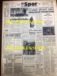 GÜNLÜK SPOR GAZETESİ - 16 ARALIK 1958 - ÇEKOSLOVAKYA'LILARIN KANAATİ ''BULGARİSTAN'I YENMELİYDİNİZ'' - TÜRKİYE - ÇEKOSLOVAKYA MAÇI YARIN - DÜNYANIN EN ŞÖHRETLİ BASKETÇİSİ BOB COUSY - MUVAKKAR E. TALÜ - ATİLA KARSAN - AKBANK REKLAMI - SİNEMA VE TİYATRO SAYFASI - İSLAM ÇUPİ - SUAT MAMAT - MEHMET ZEKİ CUMAOĞLU - MUSTAFA KİNTER - GÜREŞ HAKEMİ ALAATTİN AKYILDIZ - HAKKI YETEN - BAKIRKÖY VOLEYBOL TAKIMI ALMANYA'YA GİDECEK