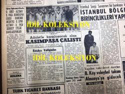 GÜNLÜK SPOR GAZETESİ - 16 ARALIK 1958 - ÇEKOSLOVAKYA'LILARIN KANAATİ ''BULGARİSTAN'I YENMELİYDİNİZ'' - TÜRKİYE - ÇEKOSLOVAKYA MAÇI YARIN - DÜNYANIN EN ŞÖHRETLİ BASKETÇİSİ BOB COUSY - MUVAKKAR E. TALÜ - ATİLA KARSAN - AKBANK REKLAMI - SİNEMA VE TİYATRO SAYFASI - İSLAM ÇUPİ - SUAT MAMAT - MEHMET ZEKİ CUMAOĞLU - MUSTAFA KİNTER - GÜREŞ HAKEMİ ALAATTİN AKYILDIZ - HAKKI YETEN - BAKIRKÖY VOLEYBOL TAKIMI ALMANYA'YA GİDECEK
