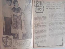 Tercüman Gazetesi İlave Eki Ses, Tiyatro ve Sinema Mecmuası Dergisi - 12 Aralık 1962 - Mediha Demirkıran - Aysel Tanju - Biz Bize - 3 As - Neriman Altındağ Tüfekçi - Nida Tüfekçi - Alaaddin Palandöken - Sazı Dile Getiren Dişçi - Hem Ses Hem Keman - Nursal Ünsal - Tarihde Moda - Filiz Borak - Ve Bugün de Deri Ceketli Gençlerin Modası - Sevilen Bir Caz Şarkısı - Yarının Genç Şairleri - Üsküdarlı Necati Tokyay - Eşşekli Yıldızlar - Sami Hazinses - Ayşe Abla - Şakadan Damlacıklar - İkisi de Evli Değil! - Turgut Özatay - Semra Sar - Sahne ve Perdenin Bekarları - Muzaffer Hepgüler - Fatma Girik - Yılmaz Duru - Semra Nuray - Polat Tezel - Yalçın Otağ - Zeki Müren - Filiz Akın - Celal Sururi - Muzaffer Hepgüler - Sedat Demir - Ne Var Ne Yok - Suzan Yakar - Ayşecik - Aysel Tanju - Efkan Efekan - Şantöz Mehlika - İyi Yetişti - Muvakkar Ekrem Talu fotoğraf ve haberi - Tam Takım Dergi - Ciltten Çıkmadır