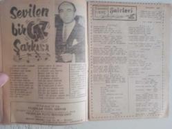 Tercüman Gazetesi İlave Eki Ses, Tiyatro ve Sinema Mecmuası Dergisi - 12 Aralık 1962 - Mediha Demirkıran - Aysel Tanju - Biz Bize - 3 As - Neriman Altındağ Tüfekçi - Nida Tüfekçi - Alaaddin Palandöken - Sazı Dile Getiren Dişçi - Hem Ses Hem Keman - Nursal Ünsal - Tarihde Moda - Filiz Borak - Ve Bugün de Deri Ceketli Gençlerin Modası - Sevilen Bir Caz Şarkısı - Yarının Genç Şairleri - Üsküdarlı Necati Tokyay - Eşşekli Yıldızlar - Sami Hazinses - Ayşe Abla - Şakadan Damlacıklar - İkisi de Evli Değil! - Turgut Özatay - Semra Sar - Sahne ve Perdenin Bekarları - Muzaffer Hepgüler - Fatma Girik - Yılmaz Duru - Semra Nuray - Polat Tezel - Yalçın Otağ - Zeki Müren - Filiz Akın - Celal Sururi - Muzaffer Hepgüler - Sedat Demir - Ne Var Ne Yok - Suzan Yakar - Ayşecik - Aysel Tanju - Efkan Efekan - Şantöz Mehlika - İyi Yetişti - Muvakkar Ekrem Talu fotoğraf ve haberi - Tam Takım Dergi - Ciltten Çıkmadır