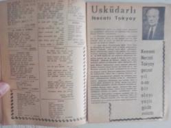 Tercüman Gazetesi İlave Eki Ses, Tiyatro ve Sinema Mecmuası Dergisi - 12 Aralık 1962 - Mediha Demirkıran - Aysel Tanju - Biz Bize - 3 As - Neriman Altındağ Tüfekçi - Nida Tüfekçi - Alaaddin Palandöken - Sazı Dile Getiren Dişçi - Hem Ses Hem Keman - Nursal Ünsal - Tarihde Moda - Filiz Borak - Ve Bugün de Deri Ceketli Gençlerin Modası - Sevilen Bir Caz Şarkısı - Yarının Genç Şairleri - Üsküdarlı Necati Tokyay - Eşşekli Yıldızlar - Sami Hazinses - Ayşe Abla - Şakadan Damlacıklar - İkisi de Evli Değil! - Turgut Özatay - Semra Sar - Sahne ve Perdenin Bekarları - Muzaffer Hepgüler - Fatma Girik - Yılmaz Duru - Semra Nuray - Polat Tezel - Yalçın Otağ - Zeki Müren - Filiz Akın - Celal Sururi - Muzaffer Hepgüler - Sedat Demir - Ne Var Ne Yok - Suzan Yakar - Ayşecik - Aysel Tanju - Efkan Efekan - Şantöz Mehlika - İyi Yetişti - Muvakkar Ekrem Talu fotoğraf ve haberi - Tam Takım Dergi - Ciltten Çıkmadır