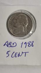 ABD 1988 5 CENT