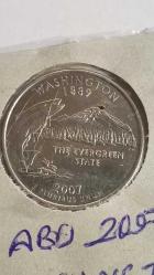 ABD 2007 WASHINGTON  25 CENT