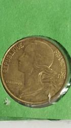 FRANSA 1996 20 CENTIMES