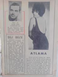 Tercüman Gazetesi İlave Eki Ses, Tiyatro ve Sinema Mecmuası Dergisi - 19 Aralık 1962 - Sayı:25 - Ayhan Işık - Atlama - Biz Bize - Semra Nuray - En Sevdiğim Erkek Arkadaşım Ahmet Mekin'dir - Kenan Pars - Adnan Şenses - Namus İçin Tuzak - Bizim Sanat Dünyamız - Yarının Genç Şairleri - Sahnede 30 Yıl - Muzaffer Hepgüler - Evinin Hanımı - Mediha Demirkıran - Bu Üçüncü Köpeğim - Ayşe Abla - Hep Şöhret İçin - Füsun Işıl - Şakadan Damlacıklar - Ne Var Ne Yok - Vasfi Uçaroğlu - Neriman Altındağ Tüfekçi - Bir Türk Dansözü - Semiramis - Makyaj Sanatı - Bir Veda Gecesi - Kanat Gür - Ferda Uçaroğlu - Evlenmek İstiyorum - Biraz Dedikodu - Turgut Akyüz - Aşkı Öğreten Kadın - Caroll Munro - Talat Şener - Dansöz Mendil - İllizyon - Üç Köpek - Silvia Prenses - Okuyucunun Hikayesi - Filiz Borak - Maça Kızı - Safety Kalem Uçları Reklamı fotoğraf ve haberi - Tam Takım Dergi - Ciltten Çıkmadır