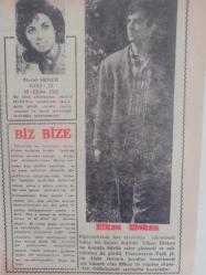 Tercüman Gazetesi İlave Eki Ses, Tiyatro ve Sinema Mecmuası Dergisi - 10 Ekim 1962 - Sayı:15 - Meral Şener - Efkan Efekan - Biz Bize - Karısı ve Kendisi - Sahneye Beraber Çıkıyorlar - Beyaz Perdenin Şirin Kadını - Dursune Şirin - Tarihde Moda - Filiz Borak - Zarif Aktrist - Belgin Doruk - Yüksek Ücretli - Belgin Doruk - Küçük Arkadaş - Nurinnisa Toksöz - Özelliği - Evlenmek İstiyorum - Şemsi Sılkım - Yarının Genç Şairleri - Konya Kaşık Ekibi - Ali Sandal - Filiz Akın - Göksel Arsoy - Makyaj Sanatı - Avrupada 14 Ay - Melike Cemal - Krallar Gibi Eğlendiler - Süleyman Özdağ - Babası Kızı ve Oğlu - Adnan Şenses - Caroll Munro - Aşkı Öğreten Kadın - Çadır Güzeli Babuş Ne Var Ne Yok - Safety Kalem Uçları Reklamı fotoğraf ve haberi - Tam Takım Dergi - Ciltten Çıkmadır