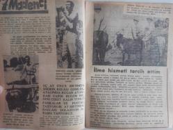 Tercüman Gazetesi İlave Eki Ses, Tiyatro ve Sinema Mecmuası Dergisi - 14 Kasım 1962 - Sayı:20 - Mediha Fidan - Biz Bize - Semra Yıldız - Türk Dansöz - Afrika Siyahileri Arasında  - Ne Var Ne Yok - Tarihde Moda - Filiz Borak - Ben Paris'de İken - Polat Tezel - Yarının Genç Şairleri - Mikrofon Başından Tunceli Dağlarına - Arhan Tekvar - 3 Bin Metre Yükseklikteyiz - 7 Madenci - İlme Hizmeti Tercih Ettim - Arhan Tekvar - Ayşe Abla - Erdal Taştimur - Sevim Şengül - Perihan Sözeri - Aysel Kozalak - Şakadan Damlacıklar - Süleyman Özdağ - Aliki Vuyuklaki - Göksel Arsoy - O mu Benzemek Ne Demek! - Zeki Müren - Makyaj Sanatı - Balarısı Ahmet Özdemir - Ekmek Parası - Kamil Tomruk - Aşkı Öğreten Kadın - Caroll Munro - Dans Hocası - Suzan Avcı - Beyaz Perdenin Seks Bombası - Sahneye de Çıktı - Evlenmek İstiyorum - Güven Pınarlı - Suzan Köktürk - Muharrem Gürses - Zenit Düdüklü Tencere Reklamı fotoğraf ve haberi - Tam Takım Dergi - Ciltten Çıkmadır