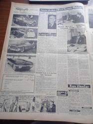 Vatan Gazetesi - 8 Şubat 1954 - Ahmet Emin Yalman - Cumhurbaşkanı  Celal Bayar San Francisco'ya Vardı -Ahmet Emin Yalman - Artan Nüfusa Göre 523 Milletvekili Seçilecek - Demokrat Parti'den Çekilenler Bir Beyanname Yayınladılar - Dörtler Bugün Gizli Toplanacak - Başbakan Adnan Menderes Ankara'ya Döndü - Amerika'da Türkiye Sevgisi Yer Etmiştir - Türk Gökü 1  Manevraları Bugün Başlıyor - Artan Nüfusa Göre 523 Milletvekili Seçilecek - Kömür Vesika İle Dağıtılmaya Başlandı - Kıbrıs'lılar Kültür Cemiyeti Kongresi - Asma Köprü Ve Metro İçin Çalışmalar - Türk Parasının Değeri - Hidrojen Bombasının Tecrübe Hazırlıkları - Hamdi Helvacı Yılmadan Çalışmak İstiyor - Cem Kurt Çizen Bedri Koraman - Albert Camus Veba Romanı Yazı Dizisi - İntihar Eden Mucid H. Armstrong - Cemiyet Hayatı - Tiyatrolar - Cibali Karakolu- İstanbulspor İle Adalet Berabere Kaldılar - Avustralya Ve 1956 Olimpiyat Oyunları - Basketbol Maçları - Sümerbank - Köhler Dikiş Makinası - Çapamarka - Kodak - Dermojen - Lion Mağazası