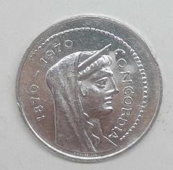 İtalya 1000 Lire gümüş 14,8 gr Romanın başkent oluşu hatıra 1870-1970