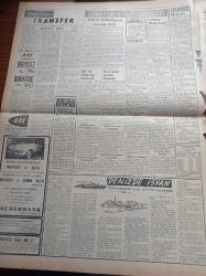 Vatan Gazetesi - 21 Şubat 1954 - Irak'ta İttifaka Girmek İstiyor - Dört Gangster Tekel Deposu Bastı - Cumhurbaşkanı Celal Bayar Resmi Ziyaretini Bitirdi - Yeni Patrona Halil'ler - İsmet İnönü Kurultay İçin Bir Tebliğ Yayınladı - Şehit Teğmen Rüştü Arer'e En Büyük Amerikan Nişanı Veriliyor - Churchill'in Balmumu Heykeli Kırıldı - Kıbrıs İlhalçıları Telaş İçinde - Tahran Genel Evlerine Çin Seddi Çekildi - Yedikule Rehabilitasyon İstasyonu Açıldı - Scala Buz Revüsü - Almanya'ya 6 Atom Topu Daha Geldi - Küba'da Kaçırılan Çocuk Bulundu - Şehir Dram Tiyatrosunda Gelin - General Ali Fuat Cebesoy'un Siyasi Hatıraları Yazı Dizisi - Enver Paşa - Kanuni Süleyman'ın Ölümünden Sonra - Sinemanın Yıldızı Clark Gable Paris'te Tebdil Geziyor - New York Şehrine Dair - Sabahattin Kudret Aksal Gazoz Ağacı - - FIAT Arazi Arabaları - Doğubank - Turist Otel