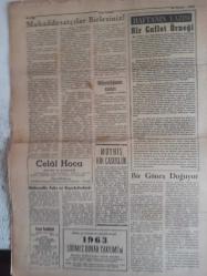 İstiklal Haftalık Siyasi Tarafsız Gazete - 29 Kasım 1962 - Sayı:102 - Bir Güneş Doğuyor - Mukaddesatçılar Birleşiniz! - Portre - Dün Yarın - Bu Korkunç Haber Doğru Mu? - Diğergamlık - Milliyetçiliğimizin Esasları - Nurettin Topçu - Gerçek Buhran - Hüsnü Dikeçligil - Plan ve İnönü - Camilerin Suyu Kesilecek! - Mayın Tarlası - Solcular Yine Meydanda - Milliyetçi Türk İşçisi, Komünizmi Tel'in Edecek - Milliyetçi Solculuk İddiası - Türkiye'de İkinci Yüksek İslam Enstitüsü Konya'da Muhteşem Bir Merasimle Tedrisata Başladı - Savcı Egesel'in Sicili Meydana Çıkarıldı - Şeriat Nedir? - Nur Talebesi - Maarif Faciası - Yunus Emre Hassasiyeti - Necip Fazıl Kısakürek - Nigbolu - Mukaddesatçılar Birleşiniz! - Bir Gaflet Örneği - Celal Hoca - Müthiş Bir Casusluk - Bir Güneş Doğuyor - Mühendis Aşkı ve Gazetelerimiz fotoğraf ve haberi - Tam Takım Gazete