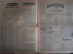 İstiklal Haftalık Siyasi Tarafsız Gazete - 26 Aralık 1962 - Sayı:106 - Mukaddesat Hırsızları - Yılbaşı Rezaleti - İzahiyle Beraber 3. Sahifede - Ölçülerimiz Mevlana'dan - Komünizm - Nurettin Topçu - Fikir ve Mücadele - İttihat ve Terakki Cinayetleri - Hadise - Necip Fazıl Kısakürek - Kendi Dilleriyle Kendileri - Kızıllara Karşı Tarihi Ankara Mitingi - Mevlana'yı Nasıl Anmalı? - Hadiseler, Bakışlar, Akisler ve Tefsirler - İbadet - İnsanı Kamil Nerede? - Lütfi Bozcalı - Maddeci Görüş - Fikir ve Sanat Hareketleri - Tekbirin Manası - İslam Medeniyeti - Ahmet Cevdet Paşa - Bedir Yayınevindeki Kitaplar - Gençliğin Kaleminden - Yedinci Asrını Yaşamakta - Mayın Tarlası - Gençlik Neyle Meşgul - İnsan Kamil Nerede? fotoğraf ve haberi - Tam Takım Gazete