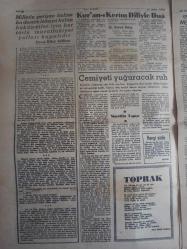 İstiklal Haftalık Siyasi Tarafsız Gazete - 20 Şubat 1963 - Sayı:114 - Yeni Diyanet Kanunu Tasarısı Din Hürriyetimizi Zedeliyor - Necip Fazıl Kısakürek - Zavallı Ayasofya! - Kur'an-ı Kerim Diliyle Dua - Cemiyeti Yuğuracak Ruh - Toprak - Nurettin Topçu - Büyük Mazlumlar - İstiklal Mahkemesi - Mahkumlarından Birkaçı - Necip Fazıl Kısakürek - Irak İhtilali ve Bizdeki Komünistler - Hadiseler, Bakışlar, Akisler ve Tefsirler - Mayın Tarlası - Demir Perdeden Sesleniş - Kadir Gecesinde - Vaizlerin Protestosu - Ramazan Hikmetleri - İmanlıların Komünistlere Karşı Zaferi - İslam Medeniyeti - CHP Aydın illet Vekili Şükrü Koç'a Açık Mektup - Yeni Diyanet Kanunu - Günün Asıl Planı Nedir? - Saadettin Evrin'e Bir Tek Sualimiz Var fotoğraf ve haberi - Tam Takım Gazete