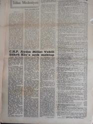 İstiklal Haftalık Siyasi Tarafsız Gazete - 20 Şubat 1963 - Sayı:114 - Yeni Diyanet Kanunu Tasarısı Din Hürriyetimizi Zedeliyor - Necip Fazıl Kısakürek - Zavallı Ayasofya! - Kur'an-ı Kerim Diliyle Dua - Cemiyeti Yuğuracak Ruh - Toprak - Nurettin Topçu - Büyük Mazlumlar - İstiklal Mahkemesi - Mahkumlarından Birkaçı - Necip Fazıl Kısakürek - Irak İhtilali ve Bizdeki Komünistler - Hadiseler, Bakışlar, Akisler ve Tefsirler - Mayın Tarlası - Demir Perdeden Sesleniş - Kadir Gecesinde - Vaizlerin Protestosu - Ramazan Hikmetleri - İmanlıların Komünistlere Karşı Zaferi - İslam Medeniyeti - CHP Aydın illet Vekili Şükrü Koç'a Açık Mektup - Yeni Diyanet Kanunu - Günün Asıl Planı Nedir? - Saadettin Evrin'e Bir Tek Sualimiz Var fotoğraf ve haberi - Tam Takım Gazete