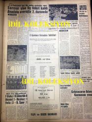 GÜNLÜK SPOR GAZETESİ - 14 EKİM 1958 - GALATASARAY, BEŞİKTAŞ ANKARA'DA KARŞILAŞIYOR - FENERBAHÇE STADININ TEVSİİNE BAŞLANIYOR - BEYKOZ HÜKMEN MAĞLUP SAYILDI - ÇEPÇEVRE VATAN ESKİŞEHİR - BASKETBOL FİKUSTURU - M. RAŞİD BAYBURD - İSLAM ÇUPİ - CAVLI ÇULFAZ - OSMAN A. KERMEN - GARNİZON - BEYLERBEYİ MAÇI - SİNEMA VE TİYATRO SAYFASI - BEŞİKTAŞ TAKIMI ADANA'YA GİDİYOR - SAMİM GÖREÇ - BASKET LİGLERİ 8 KASIM'DA BAŞLIYOR