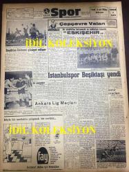 GÜNLÜK SPOR GAZETESİ - 14 EKİM 1958 - GALATASARAY, BEŞİKTAŞ ANKARA'DA KARŞILAŞIYOR - FENERBAHÇE STADININ TEVSİİNE BAŞLANIYOR - BEYKOZ HÜKMEN MAĞLUP SAYILDI - ÇEPÇEVRE VATAN ESKİŞEHİR - BASKETBOL FİKUSTURU - M. RAŞİD BAYBURD - İSLAM ÇUPİ - CAVLI ÇULFAZ - OSMAN A. KERMEN - GARNİZON - BEYLERBEYİ MAÇI - SİNEMA VE TİYATRO SAYFASI - BEŞİKTAŞ TAKIMI ADANA'YA GİDİYOR - SAMİM GÖREÇ - BASKET LİGLERİ 8 KASIM'DA BAŞLIYOR