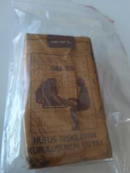 Koleksiyonluk eski dönem sigara paketleri - nüfus teşkilatı