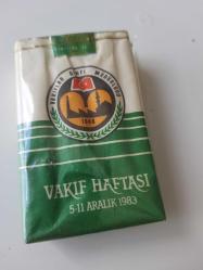 Koleksiyonluk eski dönem sigara paketleri  vakıf haftası