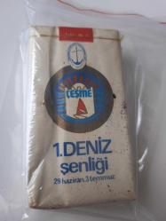 Koleksiyonluk eski dönem sigara paketleri  1. deniz şenliği çeşme