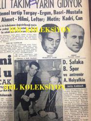 GÜNLÜK SPOR GAZETESİ - 21 EKİM 1958 - FENERBAHÇE'NİN YENİ STADI BELLİ OLDU - MİLLİ TAKIM YARIN GİDİYOR - ATİLLA KARSAN - ENVER KAYA - BEŞİKTAŞ, REAL MADRİD 13 VE 27 KASIM'DA KARŞILAŞACAKLAR - TÜRKİYE İRAN'I 119 - 100 MAĞLUP ETTİ - GALATASARAY BU HAFTA SPARTAK VE VEFA İLE KARŞILAŞIYOR - NAZİF OTURGAN - YAPI VE KREDİ BANKASI REKLAMI - MİKROMUSTAFA KİMDİR - NAZİF OTURGAN, ŞEREF KÖYLÜBAY-İstanbul sinemalarında oynayan filmler,tiyatrolar sayfası-