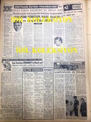 GÜNLÜK SPOR GAZETESİ - 21 EKİM 1958 - FENERBAHÇE'NİN YENİ STADI BELLİ OLDU - MİLLİ TAKIM YARIN GİDİYOR - ATİLLA KARSAN - ENVER KAYA - BEŞİKTAŞ, REAL MADRİD 13 VE 27 KASIM'DA KARŞILAŞACAKLAR - TÜRKİYE İRAN'I 119 - 100 MAĞLUP ETTİ - GALATASARAY BU HAFTA SPARTAK VE VEFA İLE KARŞILAŞIYOR - NAZİF OTURGAN - YAPI VE KREDİ BANKASI REKLAMI - MİKROMUSTAFA KİMDİR - NAZİF OTURGAN, ŞEREF KÖYLÜBAY-İstanbul sinemalarında oynayan filmler,tiyatrolar sayfası-