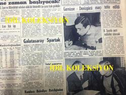 GÜNLÜK SPOR GAZETESİ - 21 EKİM 1958 - FENERBAHÇE'NİN YENİ STADI BELLİ OLDU - MİLLİ TAKIM YARIN GİDİYOR - ATİLLA KARSAN - ENVER KAYA - BEŞİKTAŞ, REAL MADRİD 13 VE 27 KASIM'DA KARŞILAŞACAKLAR - TÜRKİYE İRAN'I 119 - 100 MAĞLUP ETTİ - GALATASARAY BU HAFTA SPARTAK VE VEFA İLE KARŞILAŞIYOR - NAZİF OTURGAN - YAPI VE KREDİ BANKASI REKLAMI - MİKROMUSTAFA KİMDİR - NAZİF OTURGAN, ŞEREF KÖYLÜBAY-İstanbul sinemalarında oynayan filmler,tiyatrolar sayfası-