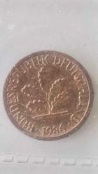 ALMANYA  25 ADET  1 PFENNIG 1950 - 1969 .....