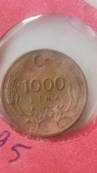 Türkiye 1995 1000 lira