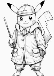 Pokemon Boyama Kitabı (60 Süper Pokemon)