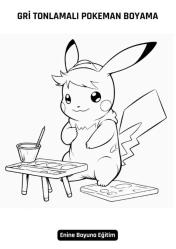 Pokemon Boyama Kitabı (60 Süper Pokemon)