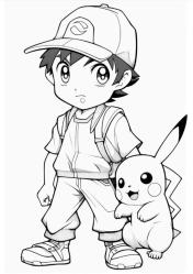 Pokemon Boyama Kitabı (60 Süper Pokemon)