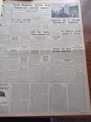 Yeni İstanbul Gazetesi - 14 Nisan 1956 - Başvekil Adnan Menderes Kabine Azaları İle Dün Akşam Yaptığı Toplantı - Hürriyet Partisi Genel İdare Kurulu Dün Toplandı - Grace Kelly'nin Monako'da Geçirdiği Heyecanlı Bir Gün - Yunan Hariciye Vekili Teotokis Türkiye'nin Kıbrıs'ta Talep Ve Menfaatleri Var Dedi- Heron Tipi Uçaklarımız İşleyemez Hale Geldi - Habib Edib Törehan - Fransa'da 75 Bin Kişi Silah Altına Alınıyor - Gog Yazan Giovanni Papini - Fransızlar Dün 65 Cezayirli Mukavemetçiyi Öldürdü - Züleyha İsimli Bulgarca Piyes Toplattırılıyor - Ekzistansiyalist Kulübü Kapatıldı - İsrail Komünist Partisi Arap Fedaileriyle İşbirliği Yapıyor - Mimar Sinan Heykel- Tokalon Pudra - Remington Tamirhanesi -  Mutfak Köşesi Kuskus Pilavı Tarifi - Macaristan Spor Nazır Muavini Şebeş Lefter Küçükandonyadis'in Oyununu Hala Unutmadı - Adalet Vefa İle Bugün Karşılaşıyor - Macarlarla İlk Grekoromen Karşılaşması Bu Gece Yapılıyor - Vasco Da Gama'nın Ankara Maçları