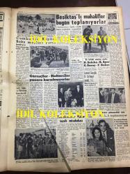 GÜNLÜK SPOR GAZETESİ - 24 EKİM 1958 - (23 YAZILI ANCAK 24 EKİM SAYISIDIR) - MİLLİ TAKIMIMIZ PAZAR GÜNÜ BELÇİKA İLE KARŞILAŞACAK - EKERBİÇER ÜÇ HAFTA BOYKOT - ÇEPÇEVRE VATAN İSTANBUL - GALATASARA VE BEŞİKTAŞ PAZARA KARŞILAŞIYORLAR - BEŞİKTAŞLİ MUHALİFLER BUGÜN TOPLANIYORLAR - HAMİT KAPLAN - ADİL ATAN VE İ. KARABACAK AMERİKA'YA GİDİYORLAR MI? - BÜLENT EKEN GALATASARAY ANTRENÖRÜ - SİNEMA VE TİYATRO SAYFASI - OSMAN A. KERMEN - CAVLI ÇULFAZ - CUMHURİYET KUPASI BOKS MAÇLARI YARIN - ALİ BOZYAYLA