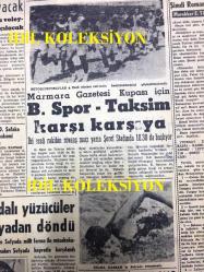GÜNLÜK SPOR GAZETESİ - 29 EKİM 1958 - CUMHURİYETİMİZİN 35. YILI KUTLU OLSUN - MİLLİ TAKIM ROMANYA'DA - BEŞİKTAŞLI MUHALİFLERİN BASIN TOPLANTISI- REAL MADRİD, BARCELONA KARŞISINDA EZİLDİ, 4 - 0 - KOPA, RIAL, DI STEFANO - PUŞKAS, GENTLO - RAHMİ TURAN - M. REŞİD BAYBURD - SİNEMA VE TİYATRO SAYFASI - OSMANLI BANKASI REKLAMI - CAVLI ÇULFAZ - SEMİN TENGİZ - SELMA HASSAN - MUVAKKAR EKREM TALU - HAMİT KAPLAN - VEFASPOR - SPARTAK - GARNİZON, SARIYER'İ 3-1 YENDİ - ŞEREF KÖYLÜBAY