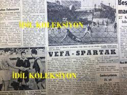 GÜNLÜK SPOR GAZETESİ - 29 EKİM 1958 - CUMHURİYETİMİZİN 35. YILI KUTLU OLSUN - MİLLİ TAKIM ROMANYA'DA - BEŞİKTAŞLI MUHALİFLERİN BASIN TOPLANTISI- REAL MADRİD, BARCELONA KARŞISINDA EZİLDİ, 4 - 0 - KOPA, RIAL, DI STEFANO - PUŞKAS, GENTLO - RAHMİ TURAN - M. REŞİD BAYBURD - SİNEMA VE TİYATRO SAYFASI - OSMANLI BANKASI REKLAMI - CAVLI ÇULFAZ - SEMİN TENGİZ - SELMA HASSAN - MUVAKKAR EKREM TALU - HAMİT KAPLAN - VEFASPOR - SPARTAK - GARNİZON, SARIYER'İ 3-1 YENDİ - ŞEREF KÖYLÜBAY