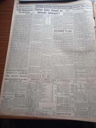 Yeni İstanbul Gazetesi - 24 Nisan 1956 - Remington Rand Daktilo - 23 Nisan'ı Sevinçle Kutladık - Döviz Kaçakçılığı Tahkikatında Dikkate Şayan Bazı Gelişmeler - Başvekil Adnan Menderes Memlekete Döndü - Danny Kaye Çankaya'da Türk Çocukları İle Tanıştı - Bağdat Paktı - Otomobil Saltanatı Ve Paris Şatosu Meseleleri Demokrat Parti Meclis Grubunda - Refik Halid Karay - Rus Liderlerinin Sustuğu Konular - Kruşçev - Bulganin - Partilerde Hizipçilik - Salvador Dali'nin Son Eseri - Refik Koraltan - Türkiye Suriye Adli Anlaşmasının Esasları - Kolombo Planı Bedir- Tarhan Toker - Komposto Gübresi Nasıl Yapılır - Karısını Bir Cadillac İle Mübadele  Eden Adam - Galatasaraylılar Dün Emniyeti 4 0 Yendiler - Tenis Milli Takımı Kadrosu Açıklandı - Shelley Winters Ben Sarah Bernhardt  Değilim Diyor - Ordu Boks Takımımız
