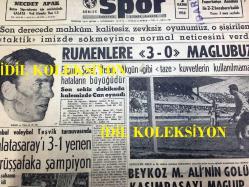 GÜNLÜK SPOR GAZETESİ - 3 KASIM 1958 - RUMENLERE 3 - 0 MAĞLUBUZ, TÜRKİYE - ROMANYA MAÇI - NECDET APAK SİGORTA, MAÇIN İLK 11 KADROSU - CAN BARTU SON 8 DAKİKADA KALEYE GEÇTİ - ŞEREF KÖYLÜBAY - AYDOĞAN BECİT - ÇAVLI ÇULFAZ - SİNEMA, FİLM VE TİYATRO SAYFASI - BUĞDAY BANKASI MEVDUAT - AKBANK REKLAMI - ERDİNÇ BAYBURT - HASAN PAŞA FIRINI LALELİ - MUVAKKAR EKREM TALU - KEMAL GÖZTOK - EKREM ÜNVERİR - FAHİR ÖZGÜDEN - ESİN BÜRGE  - SARIYER SÜLEYMANİYE - AVCILAR KULÜBÜ TÜZÜĞÜ