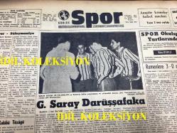 GÜNLÜK SPOR GAZETESİ - 3 KASIM 1958 - RUMENLERE 3 - 0 MAĞLUBUZ, TÜRKİYE - ROMANYA MAÇI - NECDET APAK SİGORTA, MAÇIN İLK 11 KADROSU - CAN BARTU SON 8 DAKİKADA KALEYE GEÇTİ - ŞEREF KÖYLÜBAY - AYDOĞAN BECİT - ÇAVLI ÇULFAZ - SİNEMA, FİLM VE TİYATRO SAYFASI - BUĞDAY BANKASI MEVDUAT - AKBANK REKLAMI - ERDİNÇ BAYBURT - HASAN PAŞA FIRINI LALELİ - MUVAKKAR EKREM TALU - KEMAL GÖZTOK - EKREM ÜNVERİR - FAHİR ÖZGÜDEN - ESİN BÜRGE  - SARIYER SÜLEYMANİYE - AVCILAR KULÜBÜ TÜZÜĞÜ