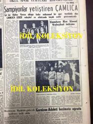 GÜNLÜK SPOR GAZETESİ - 5 KASIM 1958 - ROMANYA MAĞLUBİYETİNİ PRESTİJ MESELESİ YAPARAK ORHAN ŞEREF APAK'IN İSTİFA EDECEĞİ ISRARLA SÖYLENİYOR - BEŞİKTAŞ'IN MADRİD'E GİDECEK KADROSU BELLİ OLDU - HOLLANDA, İSVİÇRE'Yİ 2-0 YENDİ - REAL MADRİD, FENERBAHÇE İLE KARŞILAŞMAK İSTİYOR - SZEKELLY İLE ÖZCAN BARIŞTILAR - REAL MADRİD 5 - 0 ATLETİCO MADRİD - SİNEMA, FİLM VE TİYATRO SAYFASI - M. REŞİD BAYBURD - ÇAVLI ÇULFAZ - T.C ZİRAAT BANKASI - EYÜL, SÜLEYMANİYE MAÇI - HOLLANDA İSVİÇRE'Yİ 2-0 YENDİ - MUVAKKAR EKREM TALU - SEMİH TENGİZ GALATASARAY'DA - ŞAMPİYONLAR YETİŞTİREN ÇAMLICA - EKREM ÜNVERİR