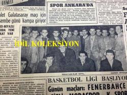 GÜNLÜK SPOR GAZETESİ - 8 KASIM 1958 - ANKARA'DAKİ DÖRTLÜ TURNUVA BUGÜN BAŞLIYOR - GAYEMİZ TÜRK FUTBOLUNU TEMSİL EDEBİLMEKTİR - ŞEREF KÖYLÜBAY - İZMİR'DE 10.000 KİŞİLİK KAPALI SALON - EKREM ÜNVERİR - CEZMİ BAŞAR - SİNEMA, FİLM SAYFASI - ÇAVLI ÇULFAZ - OSMAN A. KEREM - GENÇLER BOKS MÜSABAKALARI - GEREKO - ROMEN GÜREŞ LİGLERİ - HAMİT KAPLAN - YAPI VE KREDİ BANKASI REKLAMI - MUVAKKAR EKREM TALU - AT YARIŞLARI TÜRKİYE JOKEY KULÜBÜNDEN - ŞEREF KÖYLÜBAY
