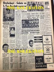 GÜNLÜK SPOR GAZETESİ - 8 KASIM 1958 - ANKARA'DAKİ DÖRTLÜ TURNUVA BUGÜN BAŞLIYOR - GAYEMİZ TÜRK FUTBOLUNU TEMSİL EDEBİLMEKTİR - ŞEREF KÖYLÜBAY - İZMİR'DE 10.000 KİŞİLİK KAPALI SALON - EKREM ÜNVERİR - CEZMİ BAŞAR - SİNEMA, FİLM SAYFASI - ÇAVLI ÇULFAZ - OSMAN A. KEREM - GENÇLER BOKS MÜSABAKALARI - GEREKO - ROMEN GÜREŞ LİGLERİ - HAMİT KAPLAN - YAPI VE KREDİ BANKASI REKLAMI - MUVAKKAR EKREM TALU - AT YARIŞLARI TÜRKİYE JOKEY KULÜBÜNDEN - ŞEREF KÖYLÜBAY