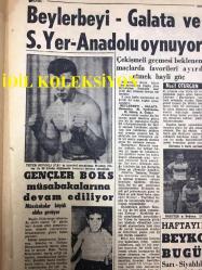 GÜNLÜK SPOR GAZETESİ - 8 KASIM 1958 - ANKARA'DAKİ DÖRTLÜ TURNUVA BUGÜN BAŞLIYOR - GAYEMİZ TÜRK FUTBOLUNU TEMSİL EDEBİLMEKTİR - ŞEREF KÖYLÜBAY - İZMİR'DE 10.000 KİŞİLİK KAPALI SALON - EKREM ÜNVERİR - CEZMİ BAŞAR - SİNEMA, FİLM SAYFASI - ÇAVLI ÇULFAZ - OSMAN A. KEREM - GENÇLER BOKS MÜSABAKALARI - GEREKO - ROMEN GÜREŞ LİGLERİ - HAMİT KAPLAN - YAPI VE KREDİ BANKASI REKLAMI - MUVAKKAR EKREM TALU - AT YARIŞLARI TÜRKİYE JOKEY KULÜBÜNDEN - ŞEREF KÖYLÜBAY