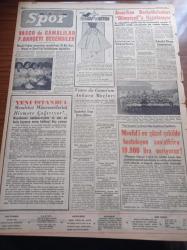 Yeni İstanbul Gazetesi - 10 Nisan 1956 - Remington Rand Daktilo - İstanbul'daki Peyk Diplomatları Hakkında Mültecilerin Şikayetleri - Adnan Menderes Tarsus Ve Mersin'de De Muhalefeti Şiddetle İtham Etti - Mısır Komandoları İsrail Toprağında - Cezayir'de Katliam Ve Sabotaj - Adnan Menderes Tarsus Ve Mersin'de Muhalefeti Şiddetle İtham Etti - Teknik Ziraat Kongresi Açıldı - Gog Yazan Giovanni Papini Yazı Dizisi - Fransa'da Ölen Galip Ceylani'nin Miras Davası - Sümer Ve Melek Sinemalarının Tahliyesi - Kruşçev Ve Bulganin'in Hayret Uyandıran Talebi - Stalin'in Kızı Moskova'dan Bırakılmıyor - Şair Behçet Kemal Çağların Konferansı - Eisenhower'in Barış Politikası Ve NATO - Edinburgh Dükü'ne Yol Gösteren Hayalet - Amerika'da Uçaklara Periskop Takılacak - Vasco De Gamalılar Fenerbahçe'yi Beğendiler - Basri Dirimlili - Voleybol Dünya Şampiyonası - Amerikan Basketbolcuları Olimpiyad'a Hazırlanıyor