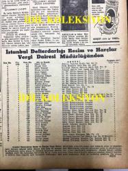 GÜNLÜK SPOR GAZETESİ - 14 KASIM 1958 - MADRİD'DEKİ FACİA - ŞÖHRETLİ REAL MADRİD KARA KARTALLARIN ŞAHANE MÜDAFAASINI GLADYATÖRCE HAREKETLERLE ANCAK İKİ DEFA YARABİLDİ, REAL MADRİD 2 - 0 BEŞİKTAŞ - GALATASARAY, ADALET MAÇI - SPARTAK, VEFASPOR'U 2-0 YENDİ - MUVAKKAR EKREM TALU - YILIN 5 SPORCUSU - EKREM ÜNVERİR - GRİPİN, NECEP AKAR HALEFLERİ GRİPİN VE OPON LABORATUVARI - M. RAŞİD BAYBURD - ÇAVLI ÇULFAZ - BOKS MİLLİ TAKIMIMIZ 1959 YILINDA İRLANDA, İTALYA, ROMANYA VE AVUSTURYA İLE KARŞILAŞACAK - MAHDUT MES'ULİYETLİ