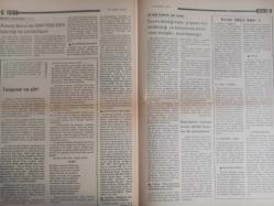Devlet Milliyetçi Siyasi Haftalık Gazetesi - 19 Ocak 1976  Sayı:324 - Yunus Ceylan için Onbinler Yürüdü - Türk İşçisi DİSK ve CHP'nin Oyunlarını Bozacaktır - Elbette CHP Nesillerin Celladıdır - Nuri Gürgür - Bu Devlet Sahipsiz midir? - Ergenekon Mektupları - Cezmi Kırımlıoğlu - Osman Albayrak - Yılan Hikayesi - 141-142 - Ülkü Yolunda - Bir Şehidin Hatırlattıkları - Ahmet Rıfat - Feryat Fonometresi - Erdal Altay Balkanlı - Anarşi Besni'de CHP Töb-Der İşbirliği ile Yürütülüyor - Tanpınar ve Şiiri - Ali Nalili Erdem'in Sert Cevabı - Hacıvattepe Vak'ası - Evliya Çelebi - Seyyah-ı Fakir - Osman Albayrak ODTÜ'deki - Ali Naili Erdem - Demokrat Parti Yöneticileri CHP Mektebinin Yetiştirdiği Siyasetçilerdir - CHP'li Senatör Okul Basan Anarsistleri Polisten Kaçırdı fotoğraf ve haberi - Tam Takım Gazete