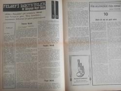 Devlet Milliyetçi Siyasi Haftalık Gazetesi - 20 Eylül 1976 - Sayı:359 - CHP'nin, Eylem Birliği Yaptığını Resmen İlan Ettiği Anarşi Yuvası Disk Kapatılmalıdır! - Kooperatif Elemanları Bilgisizlikten Kurtarılmalıdır - Sadık Cemile - Lahey Adalet Divanı Yunanistan'ın İsteğini Kabul Etmedi - Ülkücü Memurlar Derneği'nin PTT'ye Verdiği Evrakın Tahrip Edildiği Açıklandı - Ergenekon Mektupları - Cezmi Kırımlıoğlu - 12 Ada'yı Kaybeden Kahraman - Felsefi Doktrinler - Süleyman Hayri Bolay - Türk Milliyetçiliği Fikir Sistemi - Ayhan Tuğcugil - Maocular Olay Çıkarmaya Hazırlanıyor - Kooperatifler Bakanlığı Kurulması Fikri CHP'ye Ait Değildir - Ahmet Uzel - Okul ve Öğretmen Meselesi Batı Trakya Türk'ünün Ayrı Bir Çilesidir - Ankara Aydınlar Ocağı ve ANDA İftar Yemeği Verdi - Sol Kuruluşlar Dışarda, CHP Meclis İçinde ''Eylem'' Yaparak DGM Kanununu Engellemeye Çalışıyorlar fotoğraf ve haberi - Tam Takım Gazete