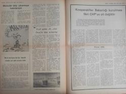 Devlet Milliyetçi Siyasi Haftalık Gazetesi - 20 Eylül 1976 - Sayı:359 - CHP'nin, Eylem Birliği Yaptığını Resmen İlan Ettiği Anarşi Yuvası Disk Kapatılmalıdır! - Kooperatif Elemanları Bilgisizlikten Kurtarılmalıdır - Sadık Cemile - Lahey Adalet Divanı Yunanistan'ın İsteğini Kabul Etmedi - Ülkücü Memurlar Derneği'nin PTT'ye Verdiği Evrakın Tahrip Edildiği Açıklandı - Ergenekon Mektupları - Cezmi Kırımlıoğlu - 12 Ada'yı Kaybeden Kahraman - Felsefi Doktrinler - Süleyman Hayri Bolay - Türk Milliyetçiliği Fikir Sistemi - Ayhan Tuğcugil - Maocular Olay Çıkarmaya Hazırlanıyor - Kooperatifler Bakanlığı Kurulması Fikri CHP'ye Ait Değildir - Ahmet Uzel - Okul ve Öğretmen Meselesi Batı Trakya Türk'ünün Ayrı Bir Çilesidir - Ankara Aydınlar Ocağı ve ANDA İftar Yemeği Verdi - Sol Kuruluşlar Dışarda, CHP Meclis İçinde ''Eylem'' Yaparak DGM Kanununu Engellemeye Çalışıyorlar fotoğraf ve haberi - Tam Takım Gazete