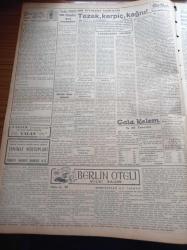 Vatan Gazetesi - 23 Eylül 1949 - Ahmet Emin Yalman - Birleşmiş Milletler'de Çin Delegesinin Rusya'yı İthamı - İngiltere Maliye Bakanı Sir Stafford Cripps - Sterlin'in Düşürülmesinin Memleketimizdeki Tesirleri - Truman Stalin Mülakatı - Seçim Kanunu Ve Siyasi Partiler - Cumhurbaşkanı İsmet İnönü'nün Gezintileri - Berlin Oteli Tefrika - Taksim Sineması - Yapı Ve Kredi Bankası 5 Yaşında - Suriye Hükümeti Eski Anlaşmaları Kabul Etmiyor - Nuh'un Gemisi Peşinde Yazı Dizisi - Cemiyet Hayatı - Tansiyon Aleti Yapan Saatçi Mehmet Pekuygun - Galatasaray İstanbulspor İle Hususî Karşılaşması - Beşiktaş İzmir'e Gitti - Arı Pirinç Unu Maması - Parker Dolma Kalem - Bulmaca - Radyo - Doktor Raif Ferit Bir