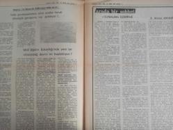 Devlet Milliyetçi Siyasi Haftalık Gazetesi - 18 Ekim 1976 - Sayı:363 - Seçimlerde, Töb-Der'i Yumuşatabilmek İçin, AP, TÖB-DER İşbirliği Başladı - Kooperatifçilerin Karşılaştıkları Güçlükleri Çekinmeden Yazmak Vazifemizdir - Sadık Cemile - ODTÜ'nin Dünü, Bugünü ve Yarını - Osman Çakır - İade Gerekçesindeki Sözü Acaba Kendi İdeolojik Görüşünü mü Açıklıyor? - Arada Bir Sohbet - Bunalım Üzerine - Ahmet Arvasi - Felsefi Doktrinler - Süleyman Hayri Bolay - Türk Milliyetçiliği Fikir Sistemi - Ayhan Tuğcugil - Millet Nedir? Tariflerde Hangisini Esas Almalıyız? - Milli Eğitimde Yeni Bir Üstündağ Devri Mi? - Komünizm, İnsan İdrakinin Hudlarını Zorlamaktadır - Aleksander Soljenistin - Okumayı Bilmek - Alper Aksoy - Ayşen Tuğba - Milli Eğitim Bakanlığında Yeni Gelişmeler fotoğraf ve haberi - Tam Takım Gazete